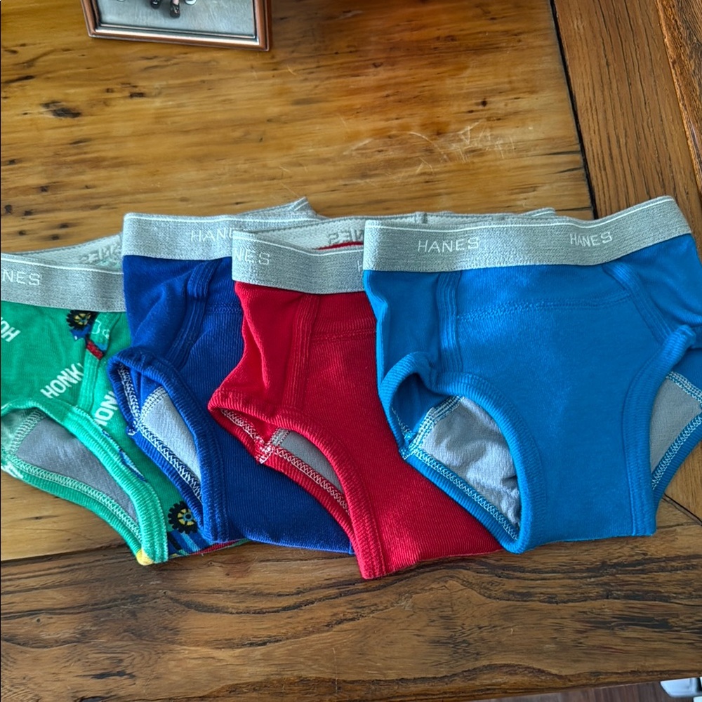 Hanes Kids' Underwear Pack - Red, Blue, Green